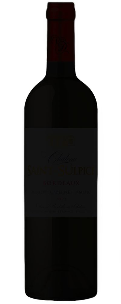 An outline of a wine bottle
